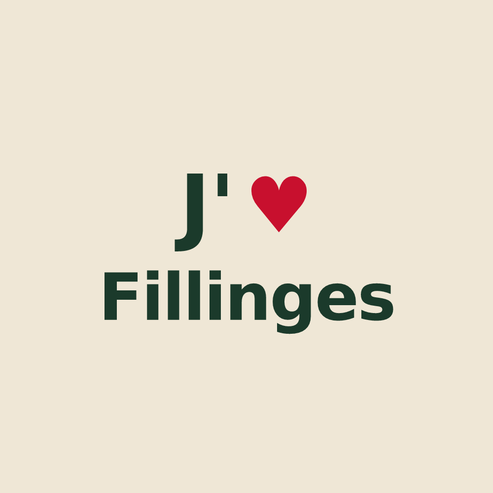 Tote bag personnalisé Fillinges — design J'aime Fillinges