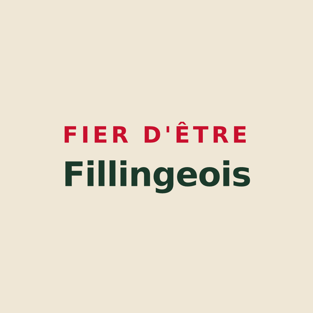 Tote bag « Fier d'être Fillingeois » — design pour Fillinges