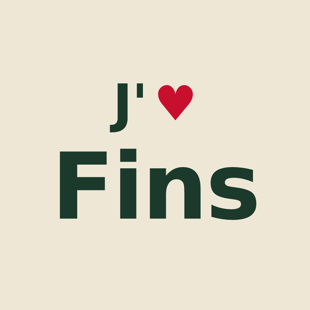 Tote bag personnalisé Fins — design J'aime Fins