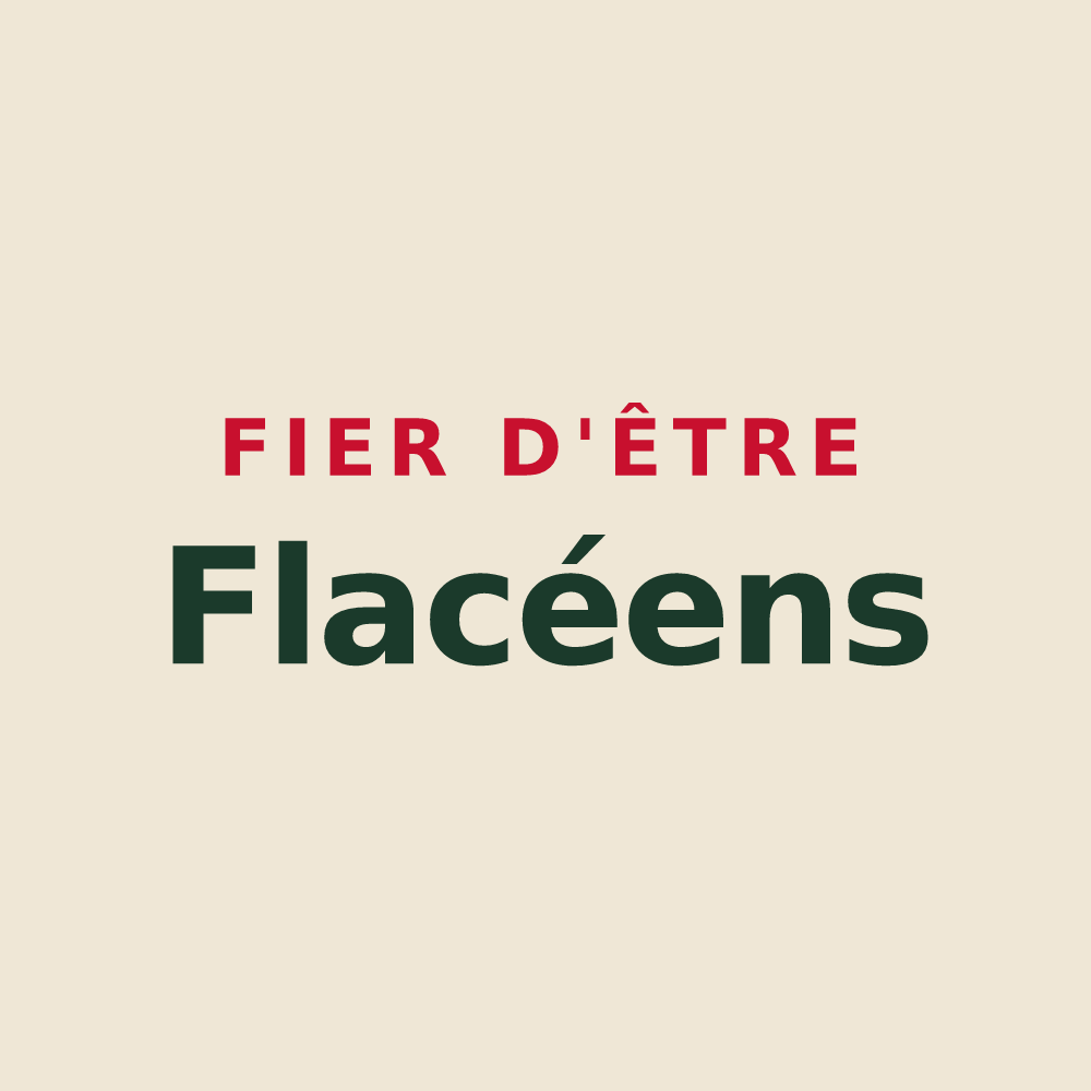 Tote bag « Fier d'être Flacéens » — design pour Flacey-en-Bresse