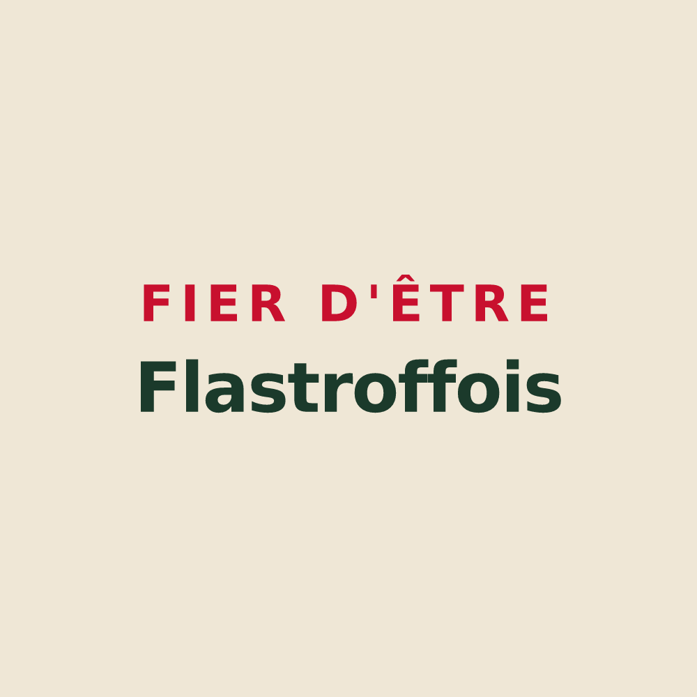 Tote bag « Fier d'être Flastroffois » — design pour Flastroff
