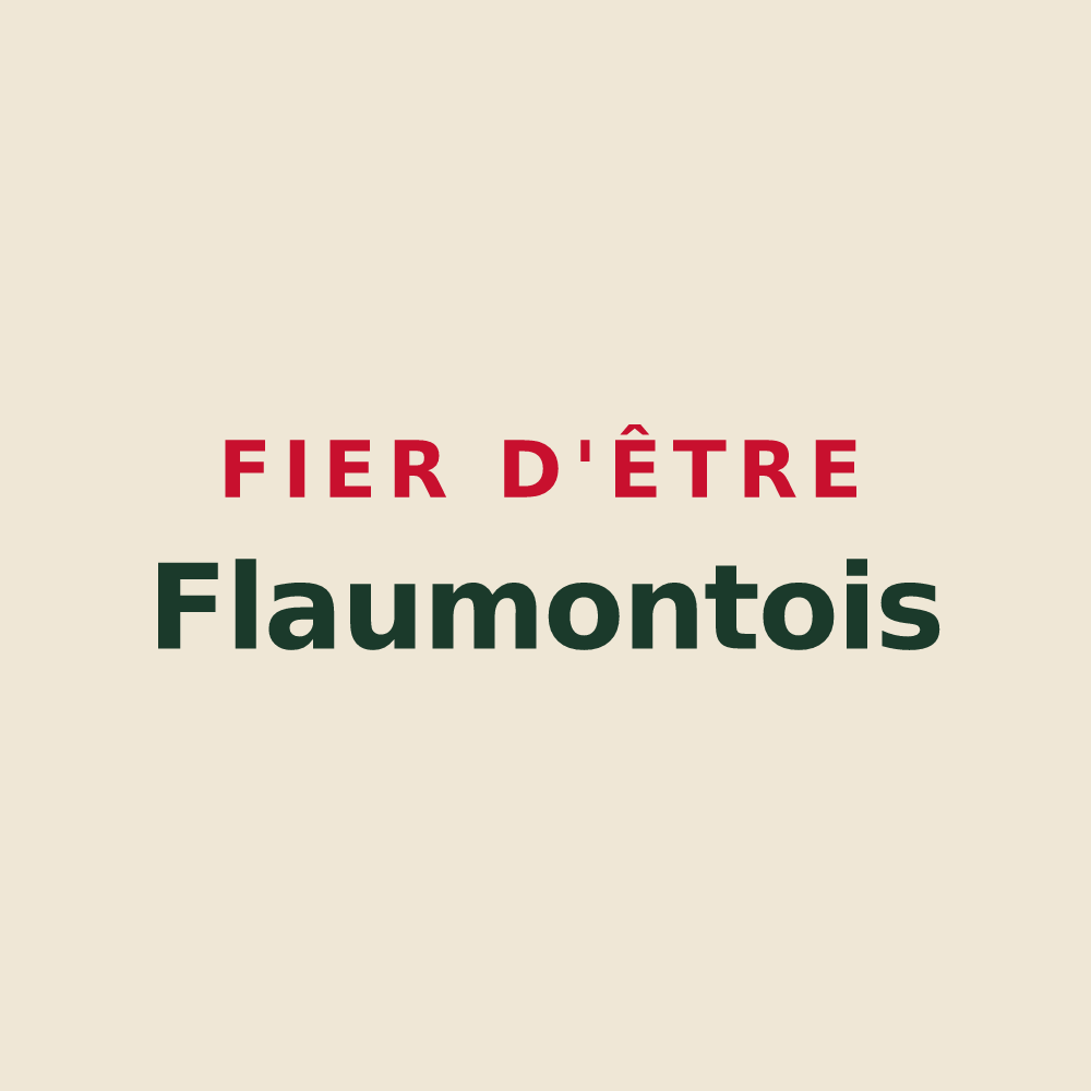 Tote bag « Fier d'être Flaumontois » — design pour Flaumont-Waudrechies