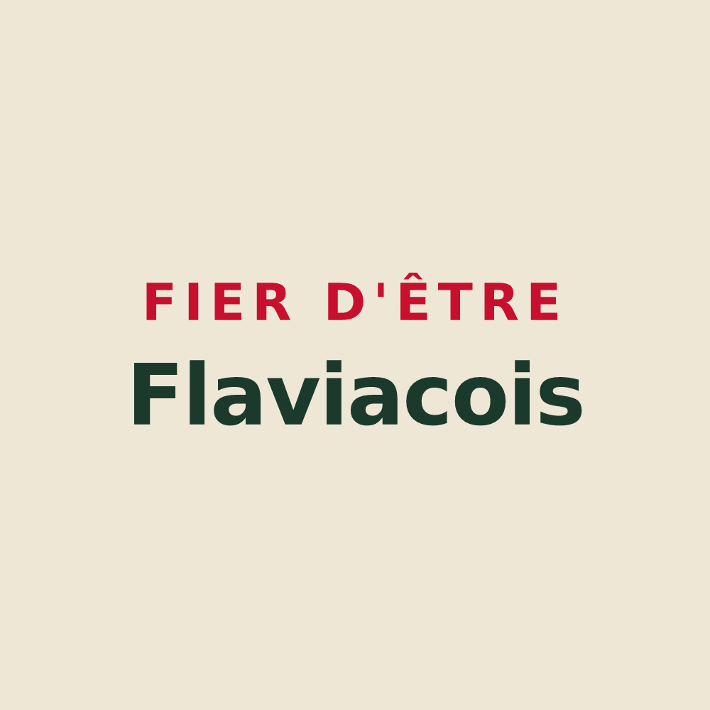 Tote bag « Fier d'être Flaviacois » — design pour Flaviac