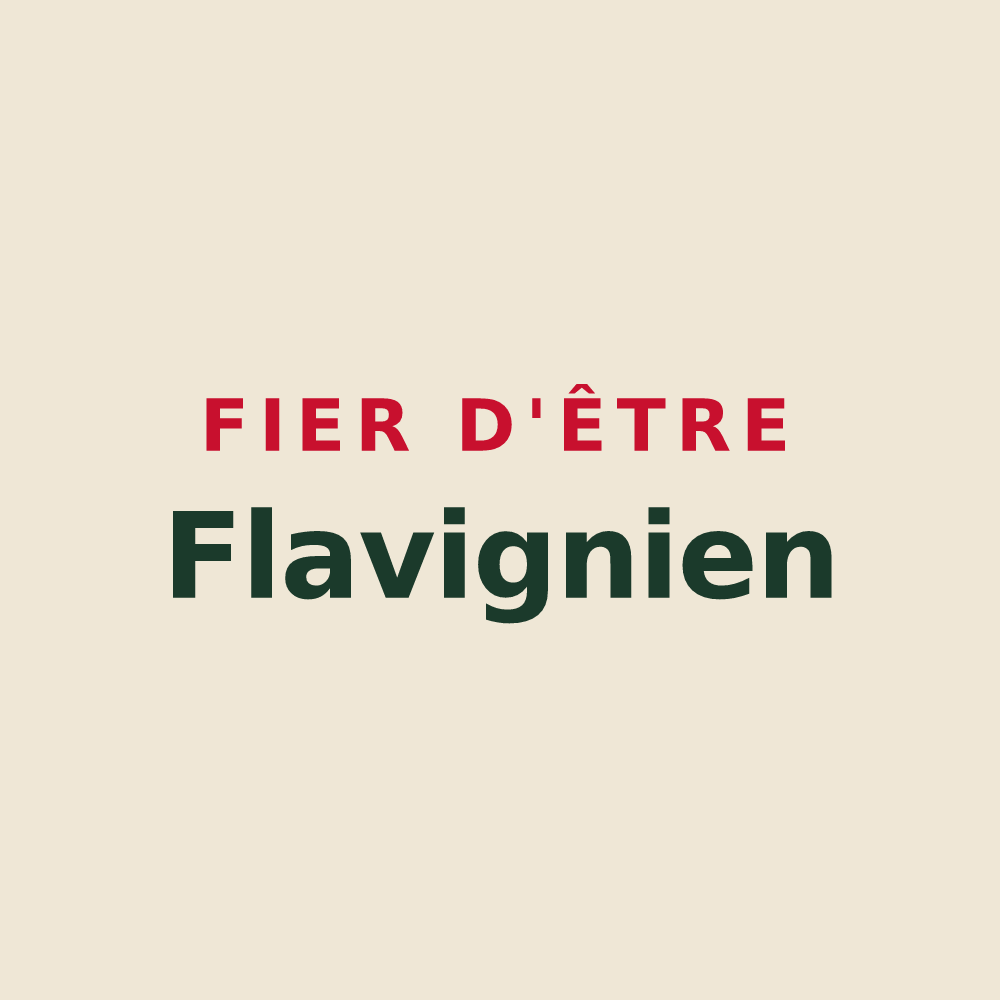 Tote bag « Fier d'être Flavignien » — design pour Flavigny-sur-Ozerain