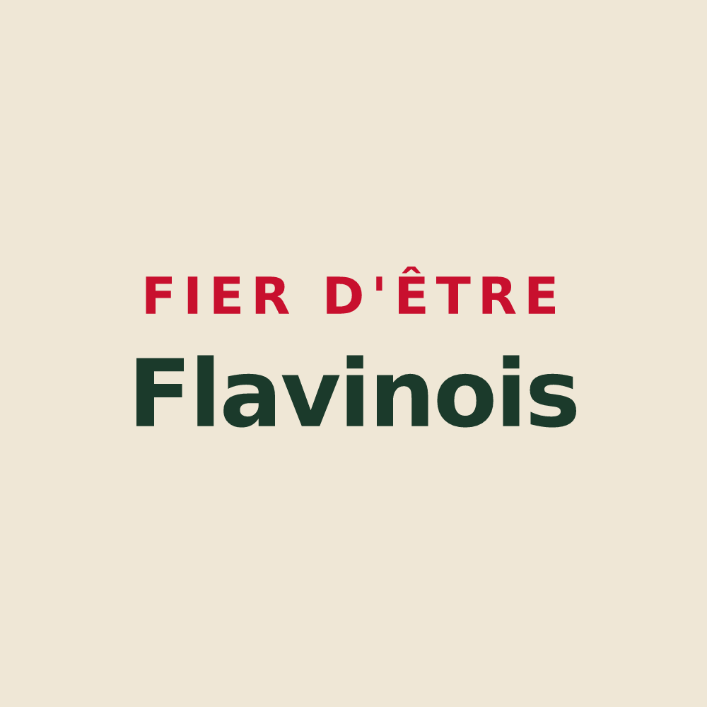 Tote bag « Fier d'être Flavinois » — design pour Flavin