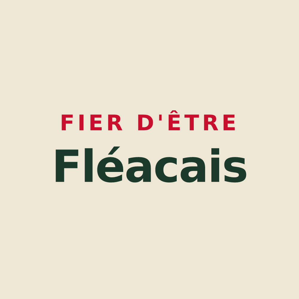 Tote bag « Fier d'être Fléacais » — design pour Fléac-sur-Seugne