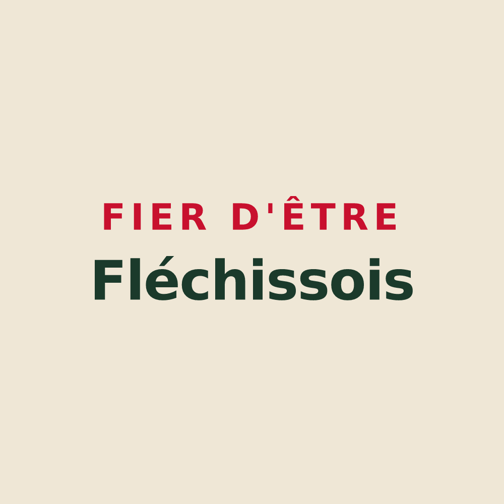 Tote bag « Fier d'être Fléchissois » — design pour Fléchy