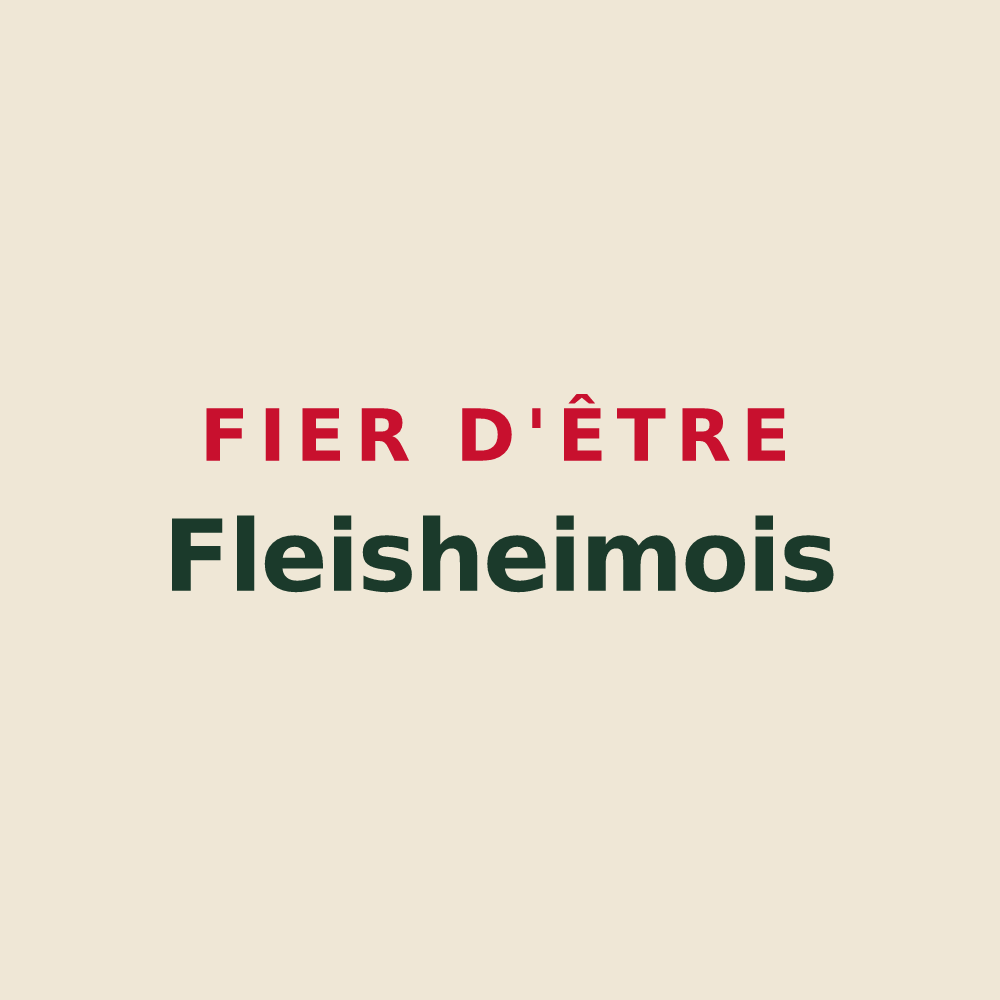 Tote bag « Fier d'être Fleisheimois » — design pour Fleisheim