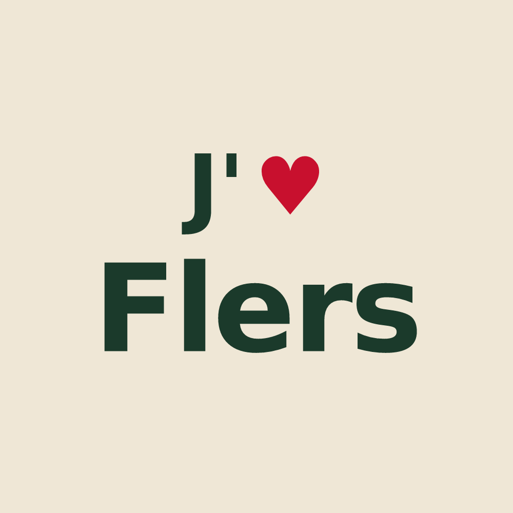 Tote bag personnalisé Flers — design J'aime Flers