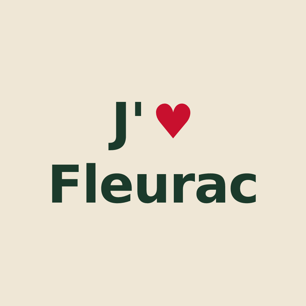 Tote bag personnalisé Fleurac — design J'aime Fleurac