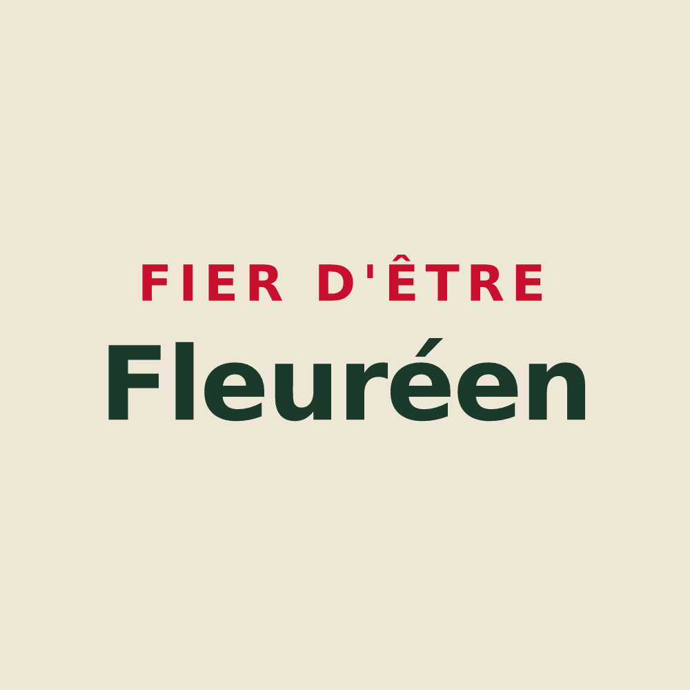 Tote bag « Fier d'être Fleuréen » — design pour Fleuré