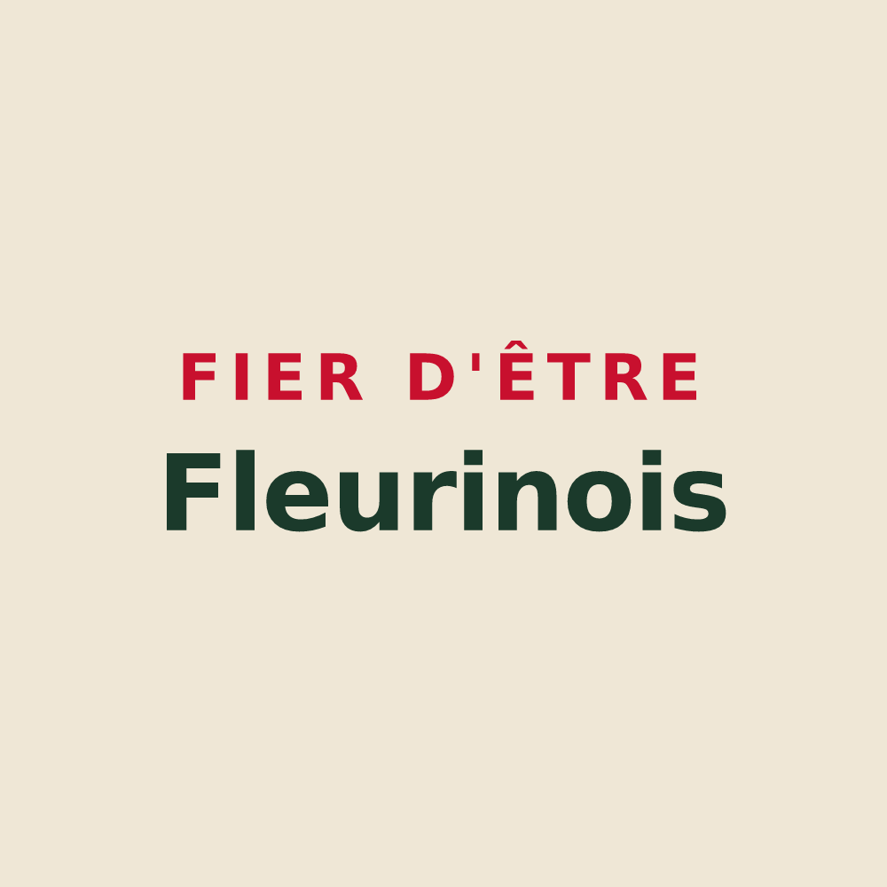 Tote bag « Fier d'être Fleurinois » — design pour Fleurines