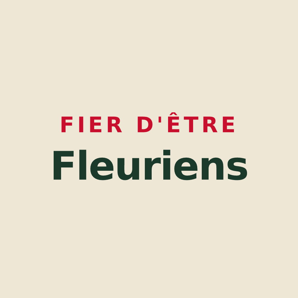 Tote bag « Fier d'être Fleuriens » — design pour Fleury