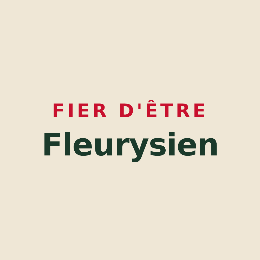 Tote bag « Fier d'être Fleurysien » — design pour Fleury-la-Forêt