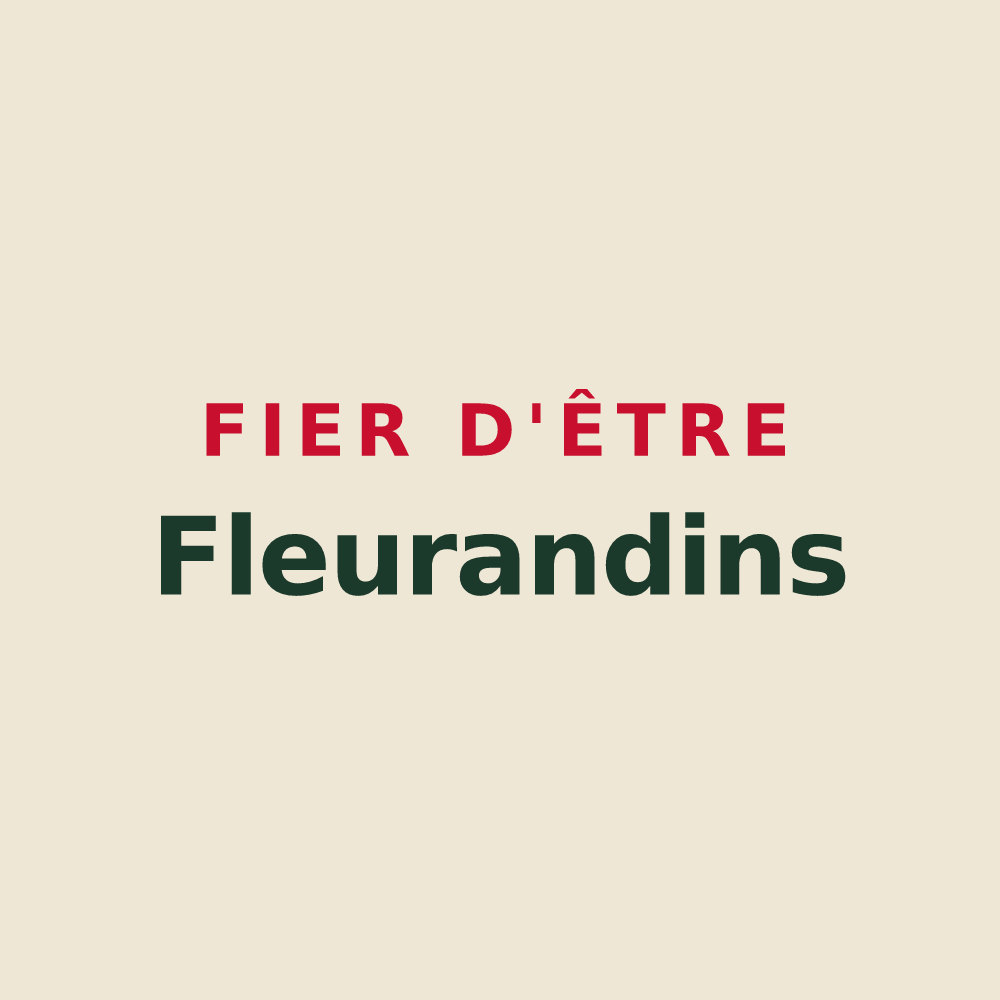 Tote bag « Fier d'être Fleurandins » — design pour Fleury-la-Montagne