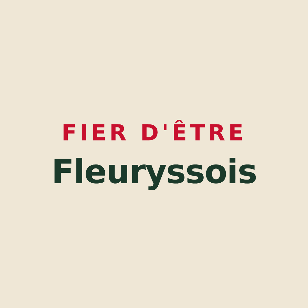Tote bag « Fier d'être Fleuryssois » — design pour Fleury-les-Aubrais