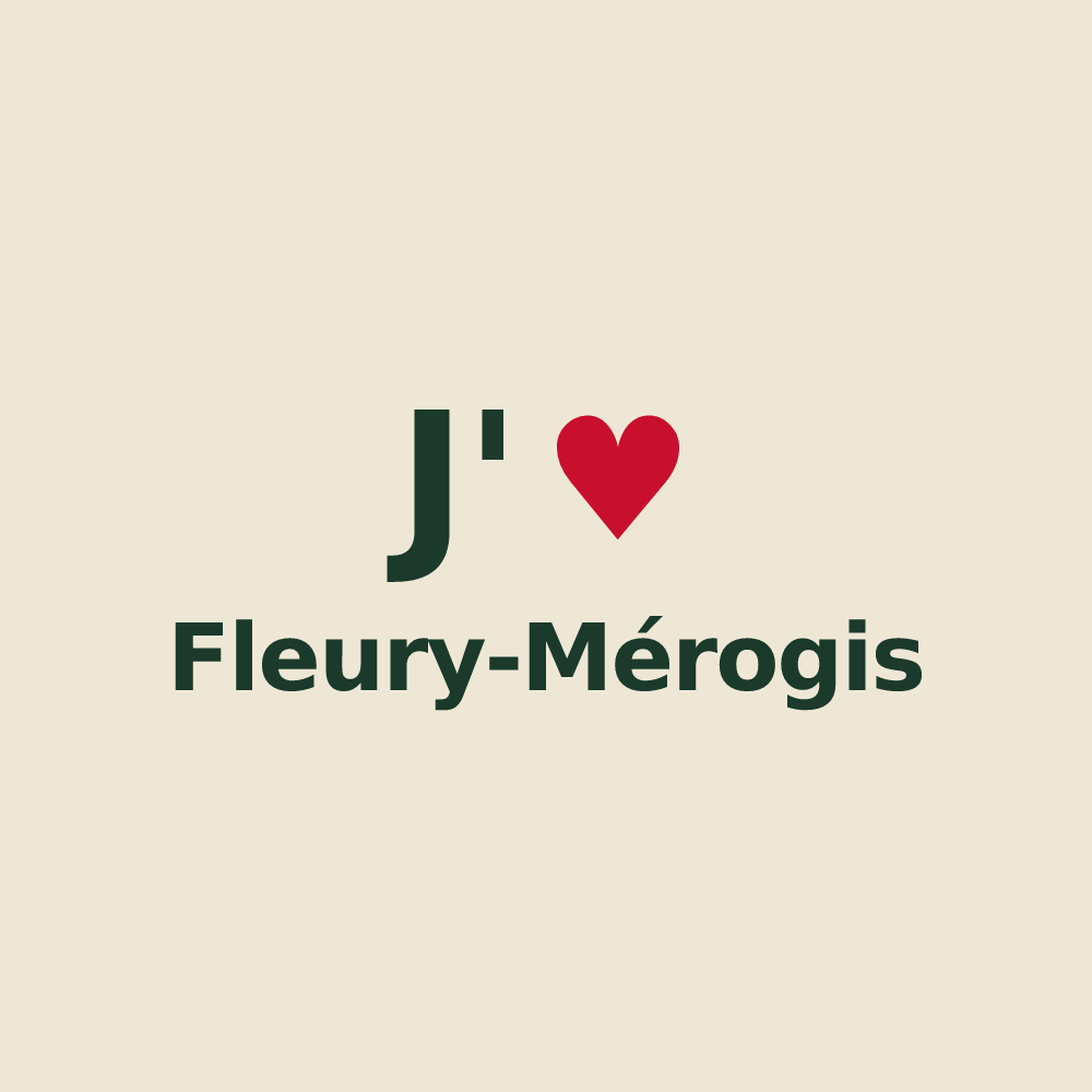 Tote bag personnalisé Fleury-Mérogis — design J'aime Fleury-Mérogis