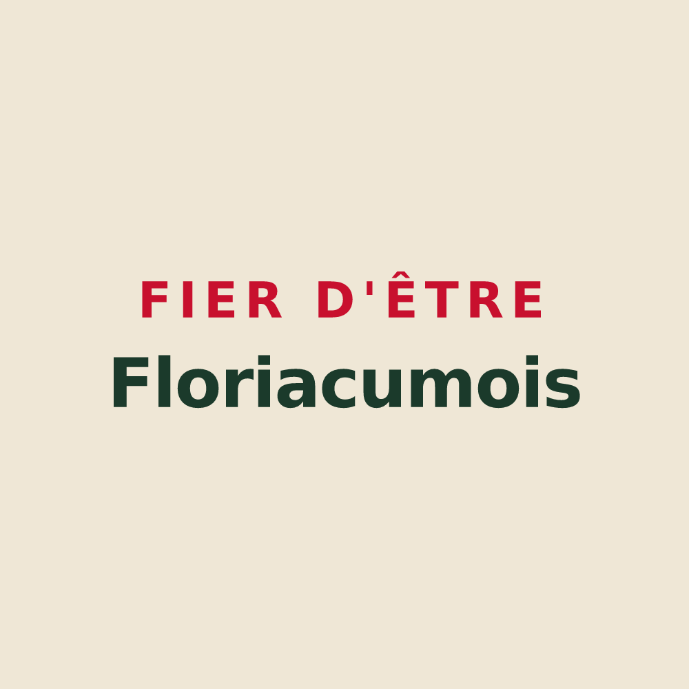 Tote bag « Fier d'être Floriacumois » — design pour Fleury-Mérogis
