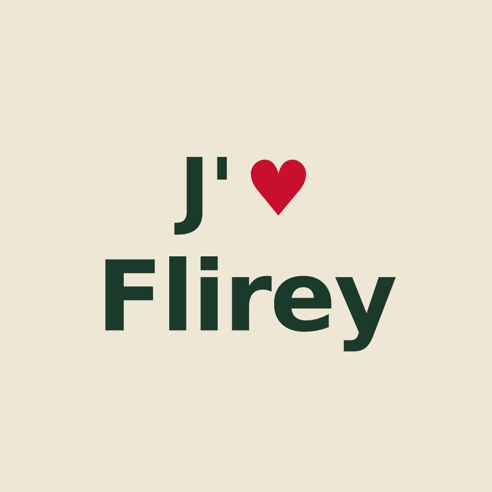 Tote bag personnalisé Flirey — design J'aime Flirey