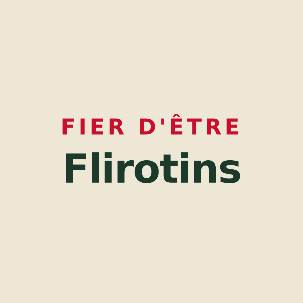 Tote bag « Fier d'être Flirotins » — design pour Flirey