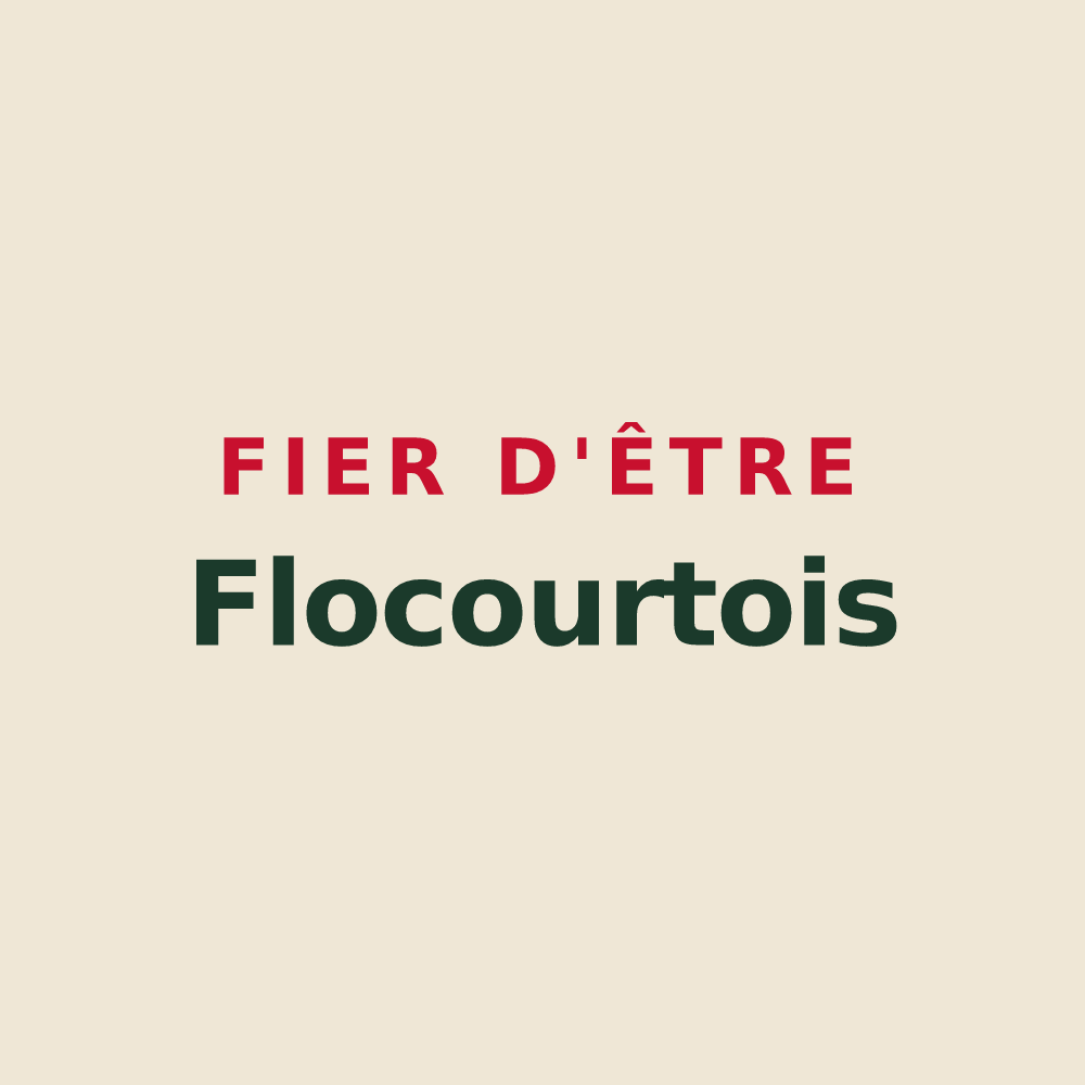 Tote bag « Fier d'être Flocourtois » — design pour Flocourt