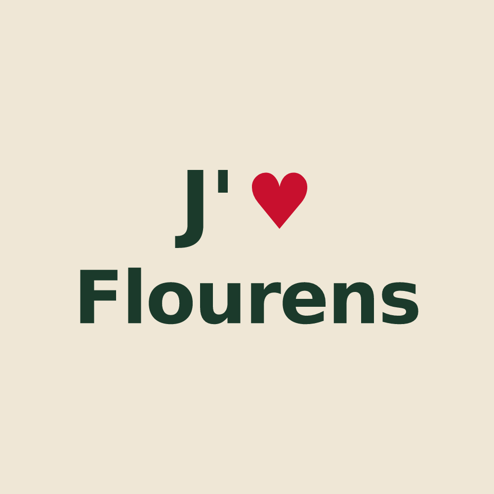 Tote bag personnalisé Flourens — design J'aime Flourens
