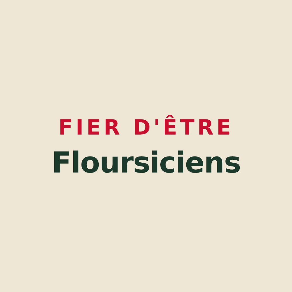 Tote bag « Fier d'être Floursiciens » — design pour Floursies