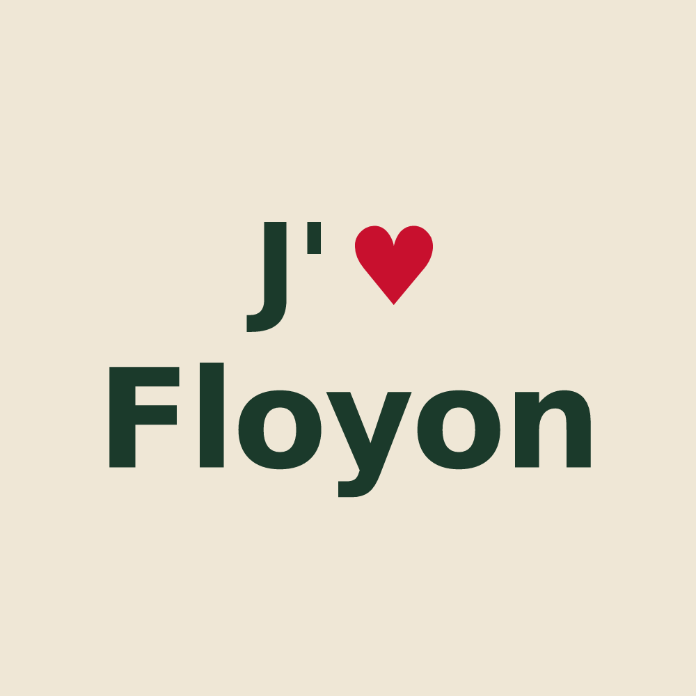 Tote bag personnalisé Floyon — design J'aime Floyon