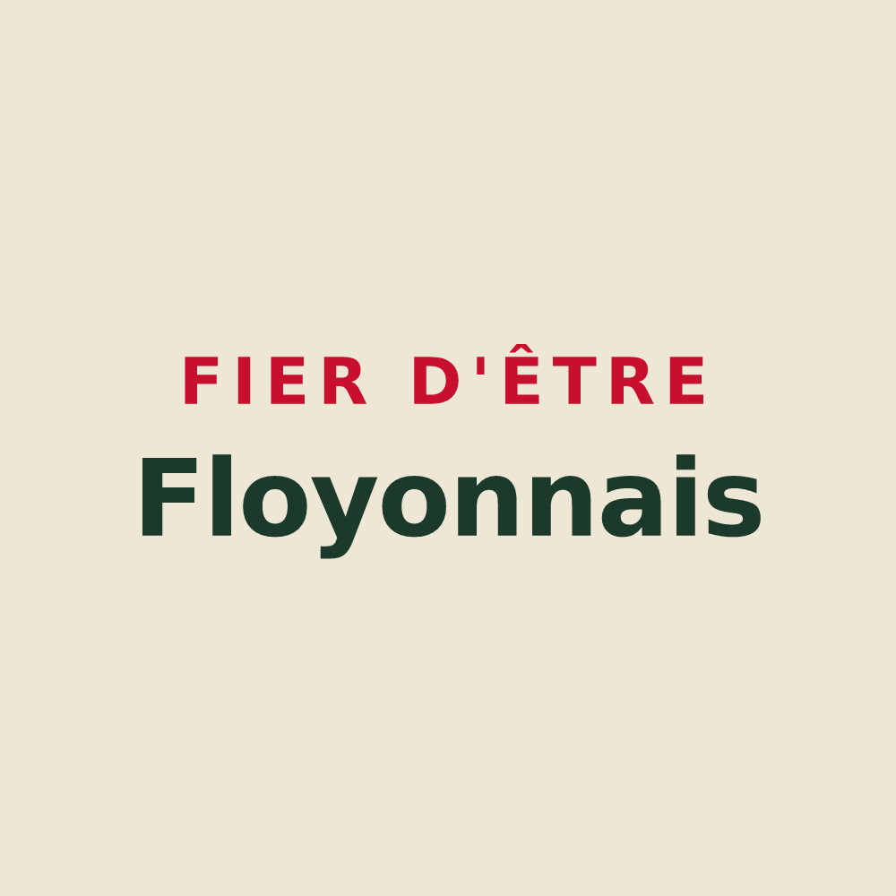 Tote bag « Fier d'être Floyonnais » — design pour Floyon