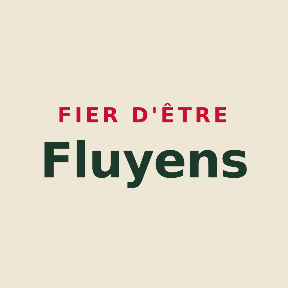 Tote bag « Fier d'être Fluyens » — design pour Fluy