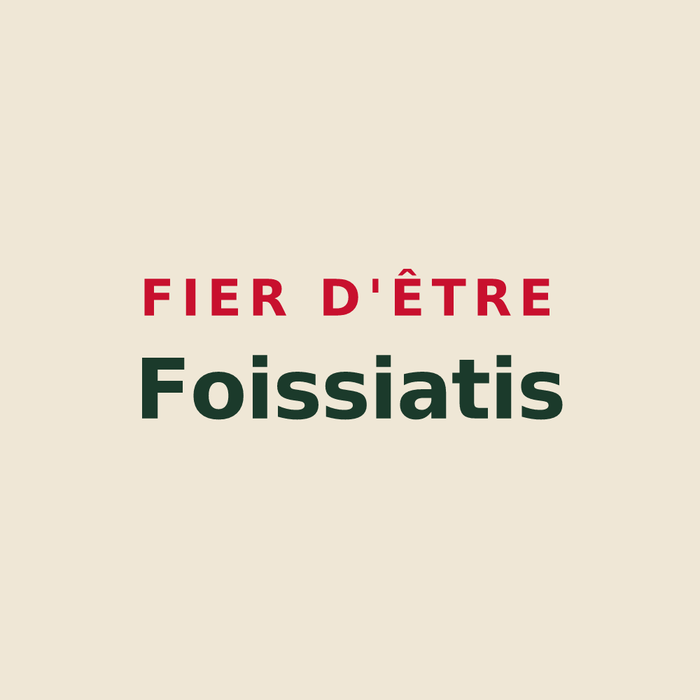 Tote bag « Fier d'être Foissiatis » — design pour Foissiat