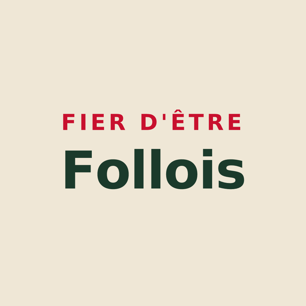 Tote bag « Fier d'être Follois » — design pour Folles