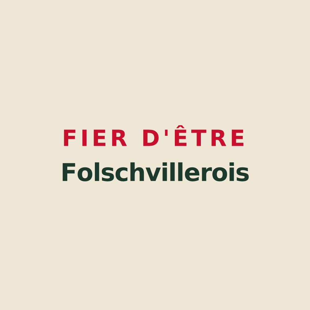 Tote bag « Fier d'être Folschvillerois » — design pour Folschviller
