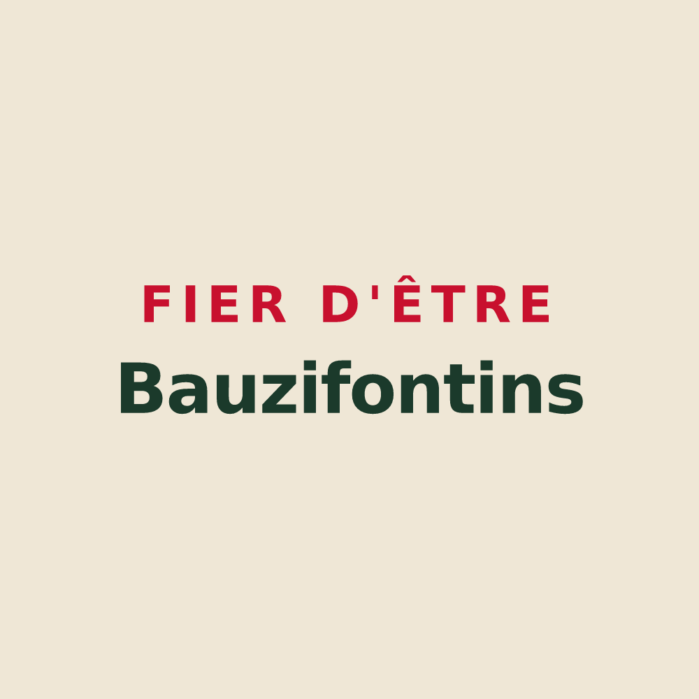 Tote bag « Fier d'être Bauzifontins » — design pour Fonbeauzard