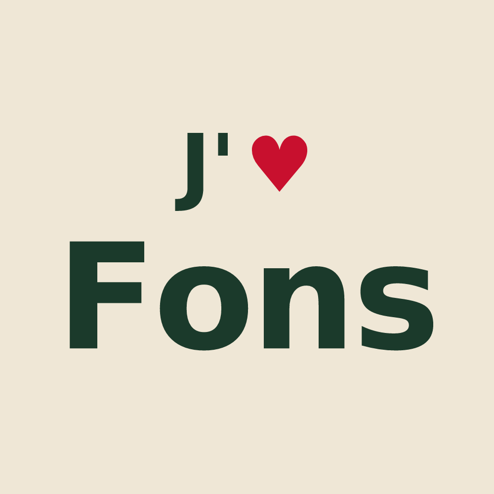 Tote bag personnalisé Fons — design J'aime Fons