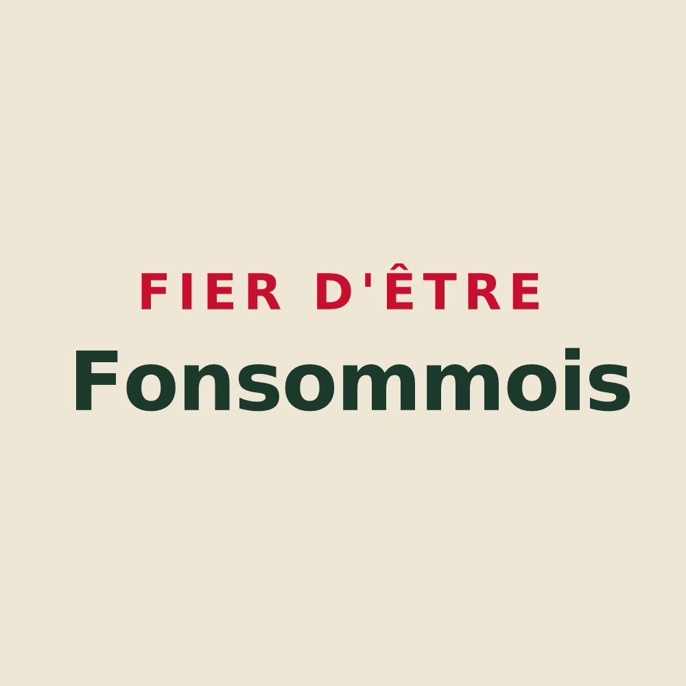Tote bag « Fier d'être Fonsommois » — design pour Fonsomme
