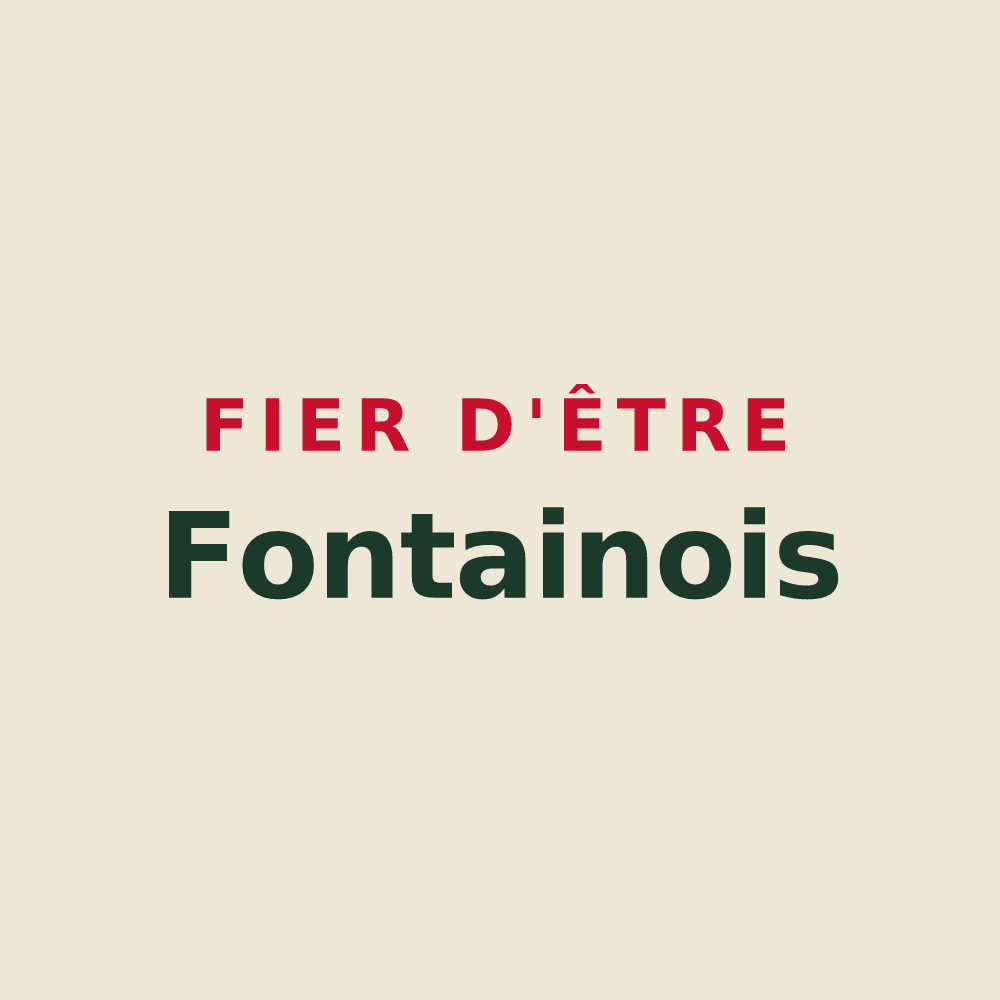 Tote bag « Fier d'être Fontainois » — design pour Fontaine