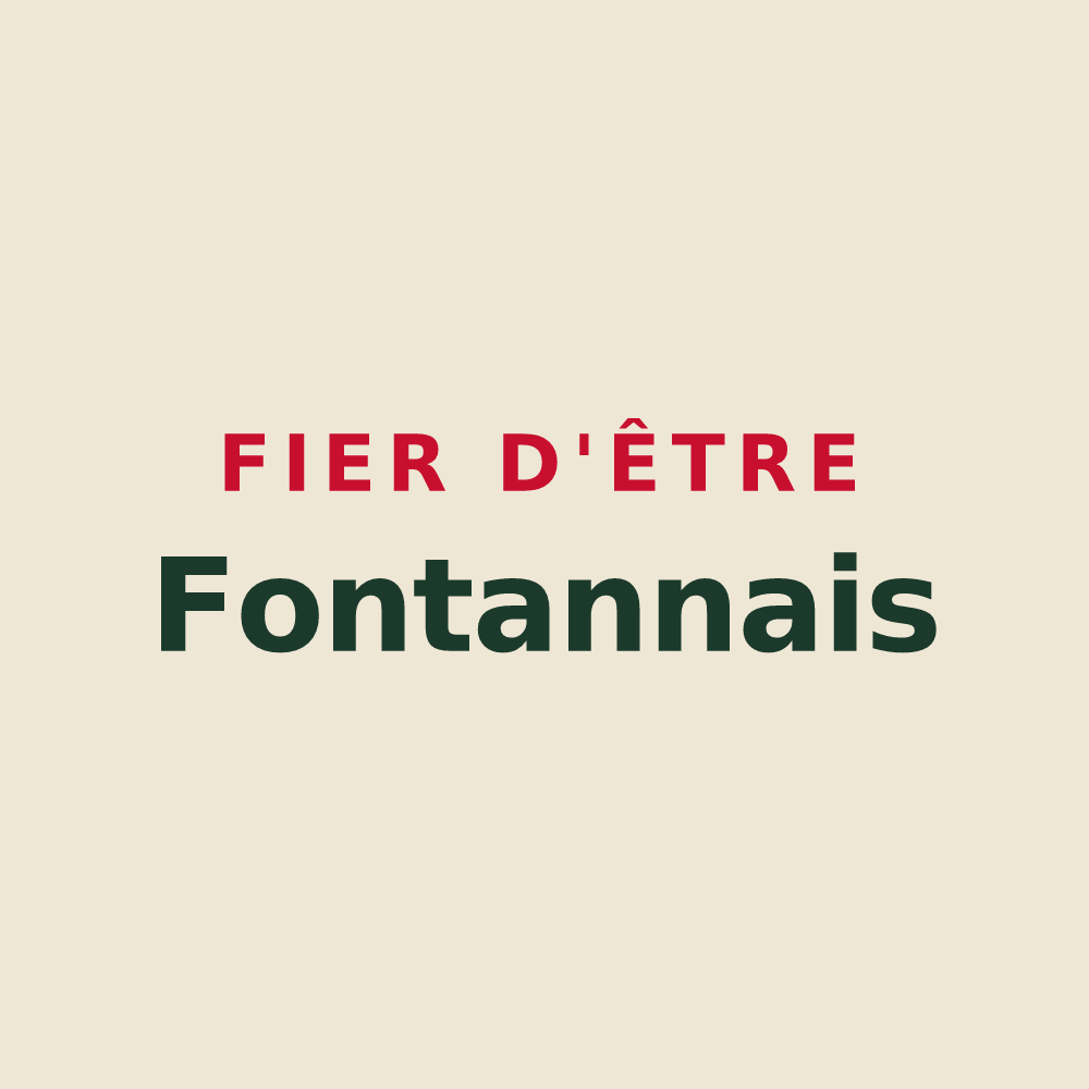 Tote bag « Fier d'être Fontannais » — design pour Fontan