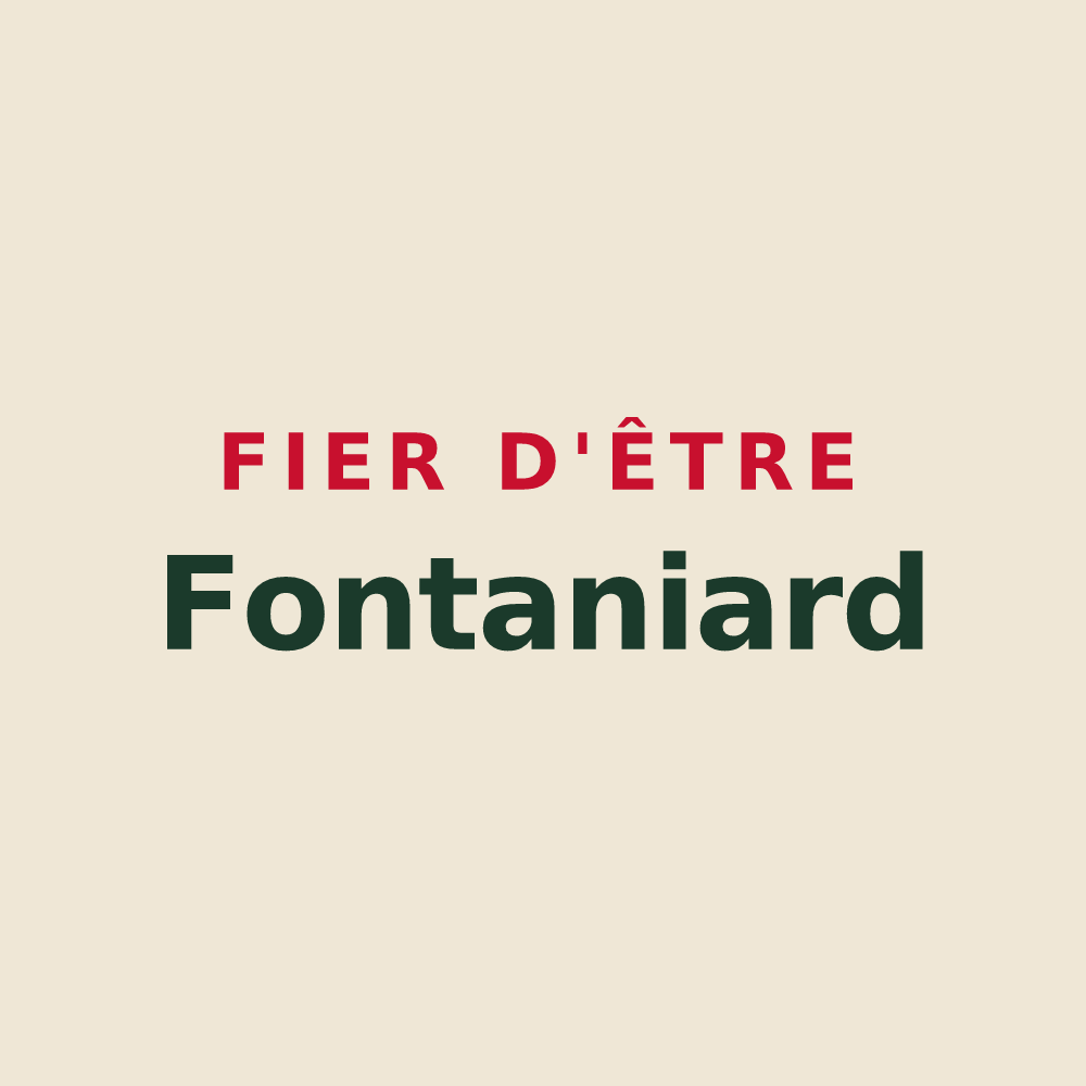 Tote bag « Fier d'être Fontaniard » — design pour Fontanès