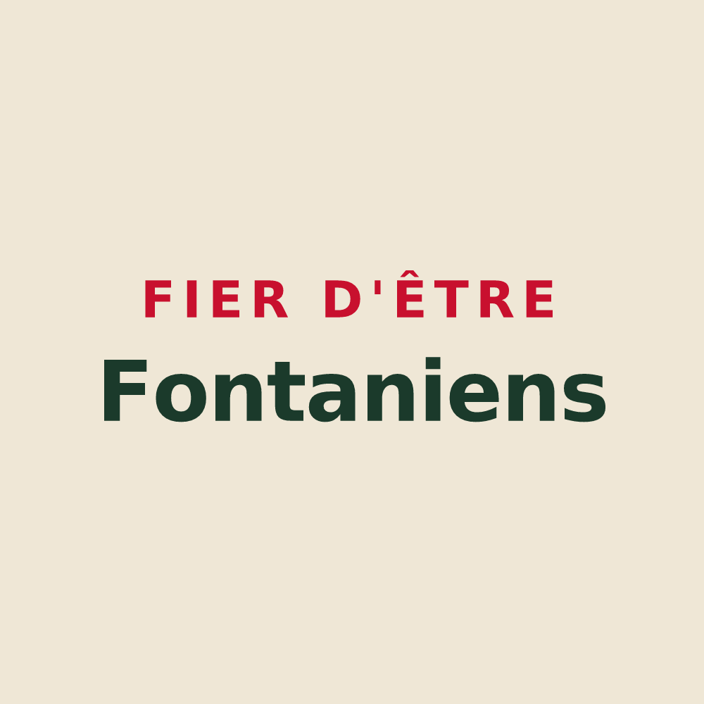 Tote bag « Fier d'être Fontaniens » — design pour Fontanes