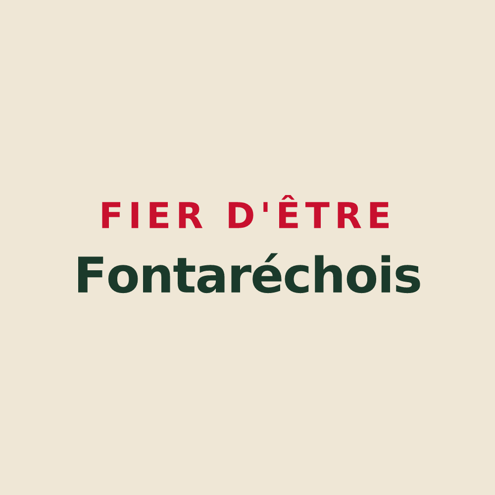 Tote bag « Fier d'être Fontaréchois » — design pour Fontarèches