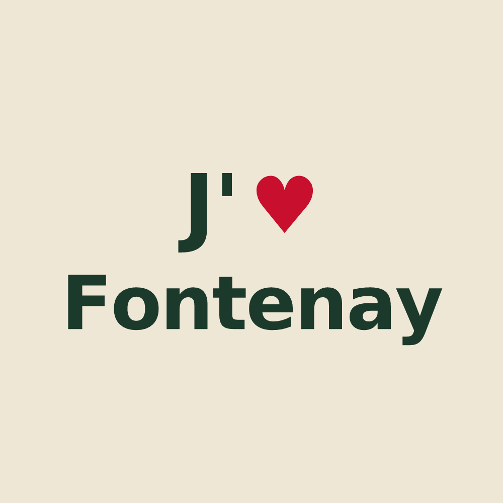 Tote bag personnalisé Fontenay — design J'aime Fontenay