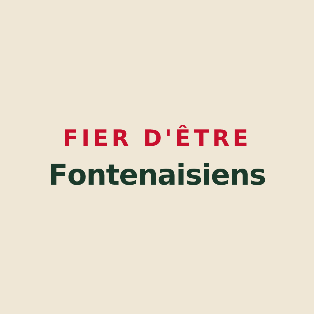 Tote bag « Fier d'être Fontenaisiens » — design pour Fontenay-aux-Roses