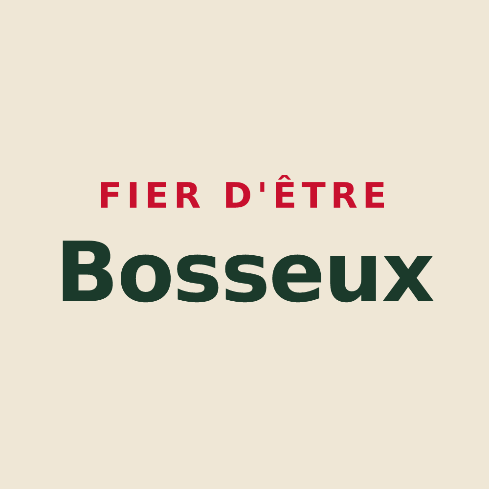 Tote bag « Fier d'être Bosseux » — design pour Fontenay-de-Bossery