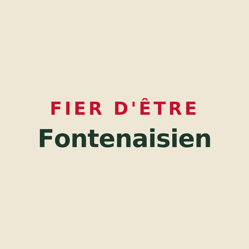 Tote bag « Fier d'être Fontenaisien » — design pour Fontenay-sur-Eure