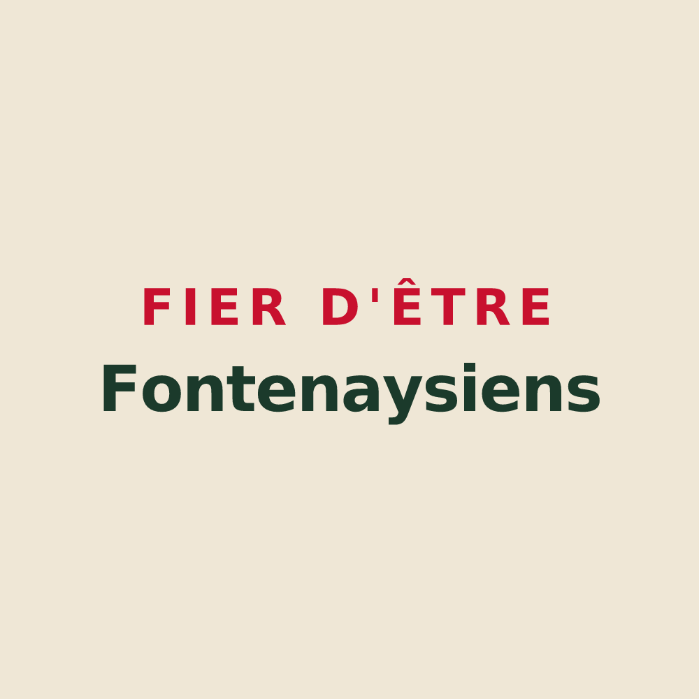 Tote bag « Fier d'être Fontenaysiens » — design pour Fontenay