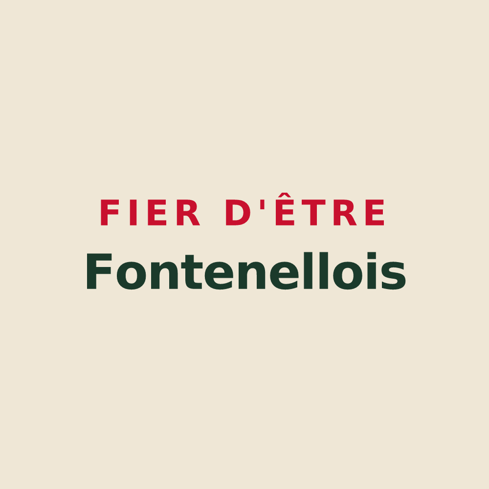 Tote bag « Fier d'être Fontenellois » — design pour Fontenelle