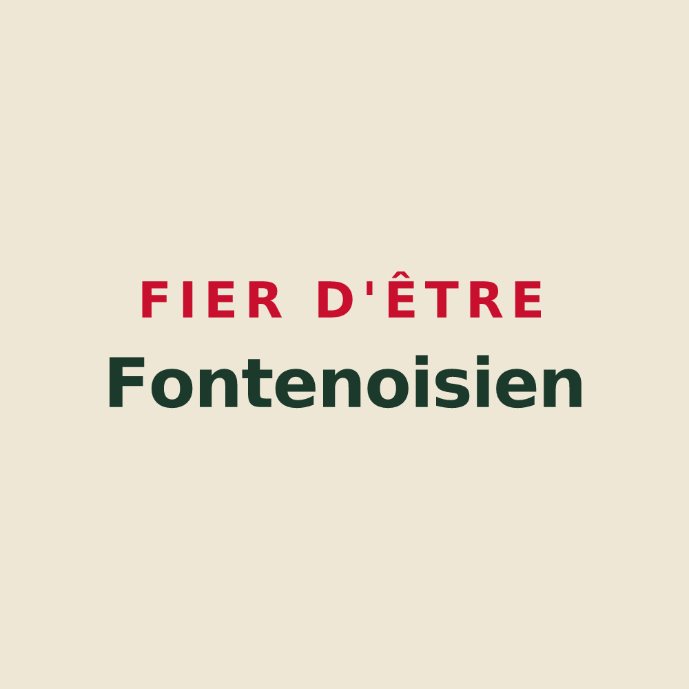 Tote bag « Fier d'être Fontenoisien » — design pour Fontenois-lès-Montbozon