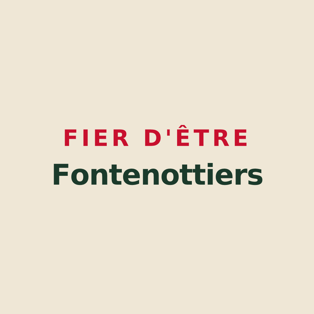 Tote bag « Fier d'être Fontenottiers » — design pour Fontenotte