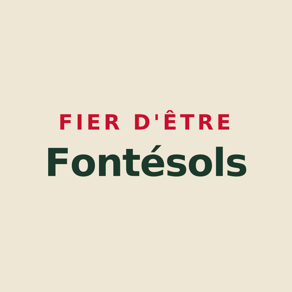 Tote bag « Fier d'être Fontésols » — design pour Fontès
